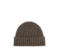 Paul & Shark ribbed-knit beanie hat - Brown OS