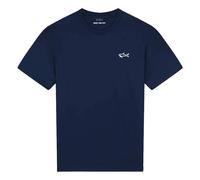 PAUL & SHARK Save The Sea 24411095 Polyester T-Shirt with Reflex Print Blue, See PHOTOS, M