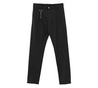 Paul & Shark shark-keychain pleated trousers - Black 48-50-52-54-56-58