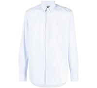 Paul & Shark stripe-pattern cotton shirt - White XXXL