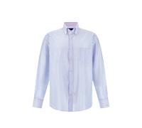 Paul & Shark striped-pattern cotton shirt - Blue 40-42-44-46