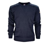 Paul Shark Yachting Men's Crew Neck Sweater With Patches C0P1026 Color Blue
