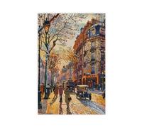 Paul Signac Inspired Paris Painting Canvas Poster Wall Art Decor Print Picture Paintings for Living Room Bedroom Decoration 20x30inch(50x75cm)