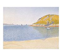 Paul Signac Port Of Saint Cast Large Wall Art Print Canvas Premium Poster Mural