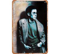Paul Simon, 1990 Plaque Poster Metal Tin Sign 8" x 12" Vintage Retro Wall Decor