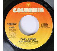 PAUL SIMON 45 RPM SLIP SLIDIN' AWAY / SOMETHING SO RIGHT