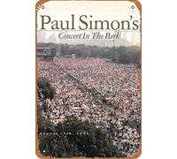 Paul Simon: Paul Simon's Concert in the Park Film Film Movie Poster Retro Metal Tin Sign Wall Home Wall Art Metal Tin Sign,cave,bar,Club, Metal Tin Sign 8x12 Inches