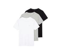 Paul Smith 3-Pack Logo Organic Cotton T-Shirts, Black/White/Grey - Small