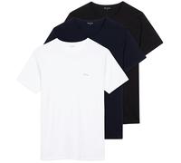 Paul Smith 3-Pack Logo Organic Cotton T-Shirts, Black/White/Navy - Small