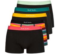 Paul Smith 5-Pack Artist Stripe Mix Boxer Trunks, Black/Multi - Small