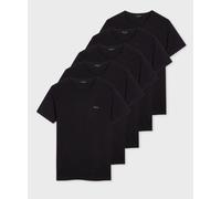 Paul Smith 5-Pack Logo Organic T-Shirts, Black - X-Large