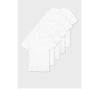 Paul Smith 5-Pack Logo Organic T-Shirts, White - Large