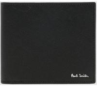 PAUL SMITH Bifold Leather Wallet with Interior Graphic Print - Size: OS - male