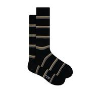 Paul Smith Black Multicolour Signature Stripe Block Socks. One Size