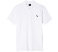 Paul Smith Cotton-Pique Zebra Polo Shirt - White - 183K-01 ZEBRA SS PO