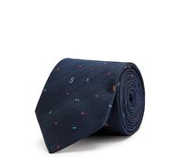 Paul Smith Embroidered Silk tie - Blue - One Size