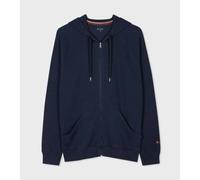 Paul Smith Full Zip Waffle Hoodie, Blue - Small