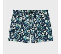 Paul Smith Logo Letters Swim Shorts, Green - Small