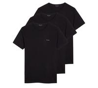 Paul Smith Logo Organic Cotton Lounge T-Shirts Three Pack Black