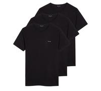 Paul Smith Logo Organic Cotton Lounge T-Shirts Three Pack Black