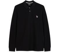Paul Smith Long-Sleeve Zebra Logo Polo Shirt - Black - M2R-115L 79 LS
