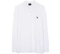 Paul Smith Long-Sleeve Zebra Logo Polo Shirt - White - M2R-115L WH LS