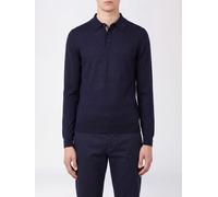 PAUL SMITH Long-Sleeved Slim Fit Merino Wool Knit Polo Shirt - Size: M - male