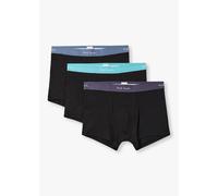 Paul Smith Mens 3 Pack Black Contrast Waistband Trunk In Black Colour: Bke, Mens Clothing Size: XXL