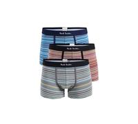 Paul Smith Men's 3 Pack Multi Stripe Trunks, Multicolor, L