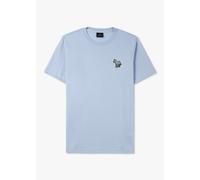 PAUL SMITH Mens 3D Zebra Print T-Shirt In Blue Mens Clothing Size: S, Colour: Blue Fabric