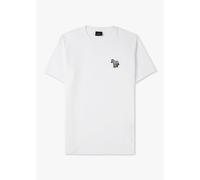PAUL SMITH Mens 3D Zebra Print T-Shirt In White Mens Clothing Size: XL, Colour: White Fabric