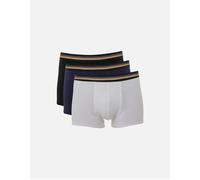 Paul Smith 3-Pack Signature Trim Boxer Trunks, Black/Navy/White - Large