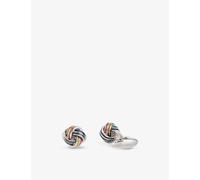 Paul Smith Mens Artist Stripe Knot Metal Cufflinks 1.5x1.5cm