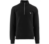 PS Paul Smith Zebra Half Zip Cotton-Jersey Jumper - M