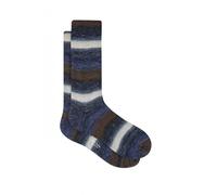 Paul Smith Mens Blue/Brown Ombre Stripe Socks Blue O/S