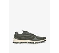 Paul Smith Mens Khaki Marino Woven Low-top Trainers Eur 43 / 9 Uk Men