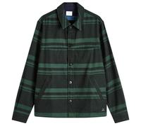 Paul Smith Men's Long Sleeve Flannel Overshirt Green