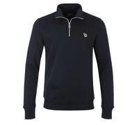Paul Smith Mens Very Dark Navy Regular Fit Zebra Half Zip Sweatshirt
