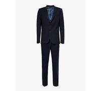 Paul Smith Mens Paul Smith A Suit To Travel In Structured-Shoulders Regular-Fit Tapered-Leg Wool Suit Very Dark Navy 48