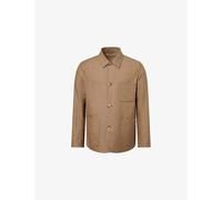 Paul Smith Mens Paul Smith Chore Collar Wool and Linen-Blend Jacket Beige L