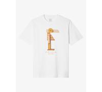 Paul Smith Mens Paul Smith Dream Factory Douglas Printed Cotton T-Shirt White 2XL