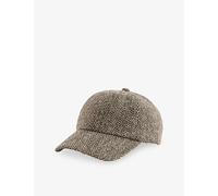 Paul Smith Mens Paul Smith Harris Tweed Baseball Cap Brown