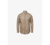 Paul Smith Mens Paul Smith Liberty Floral-Print Cotton Shirt Blue 16