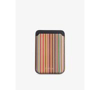 Paul Smith Mens Paul Smith Magsafe Striped Woven Card Holder Multi Coloured