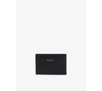 Paul Smith Mens Paul Smith Signature Stripe Grained Leather Card Holder Black