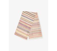 Paul Smith Mens Paul Smith Signature Stripe-Pattern Wool and Silk-Blend Scarf Multicolour