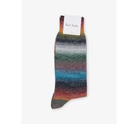 Paul Smith Mens Paul Smith Signature Striped Cotton-Blend Socks Multicolour