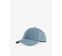 Paul Smith Mens Paul Smith Signature-Trim Cotton Baseball Cap Blue