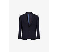 Paul Smith Mens Paul Smith Single-Breasted Unlined Wool Blazer Very Dark Navy 46