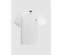 Paul Smith Cotton-Pique Zebra Polo Shirt - White - 183K-01 ZEBRA SS PO